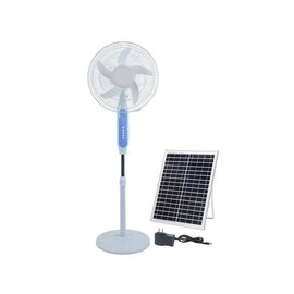 מאוורר סולארי ALLTOP 15W עם פאנל סולארי 4W וסוללה LiFePO4 12AH