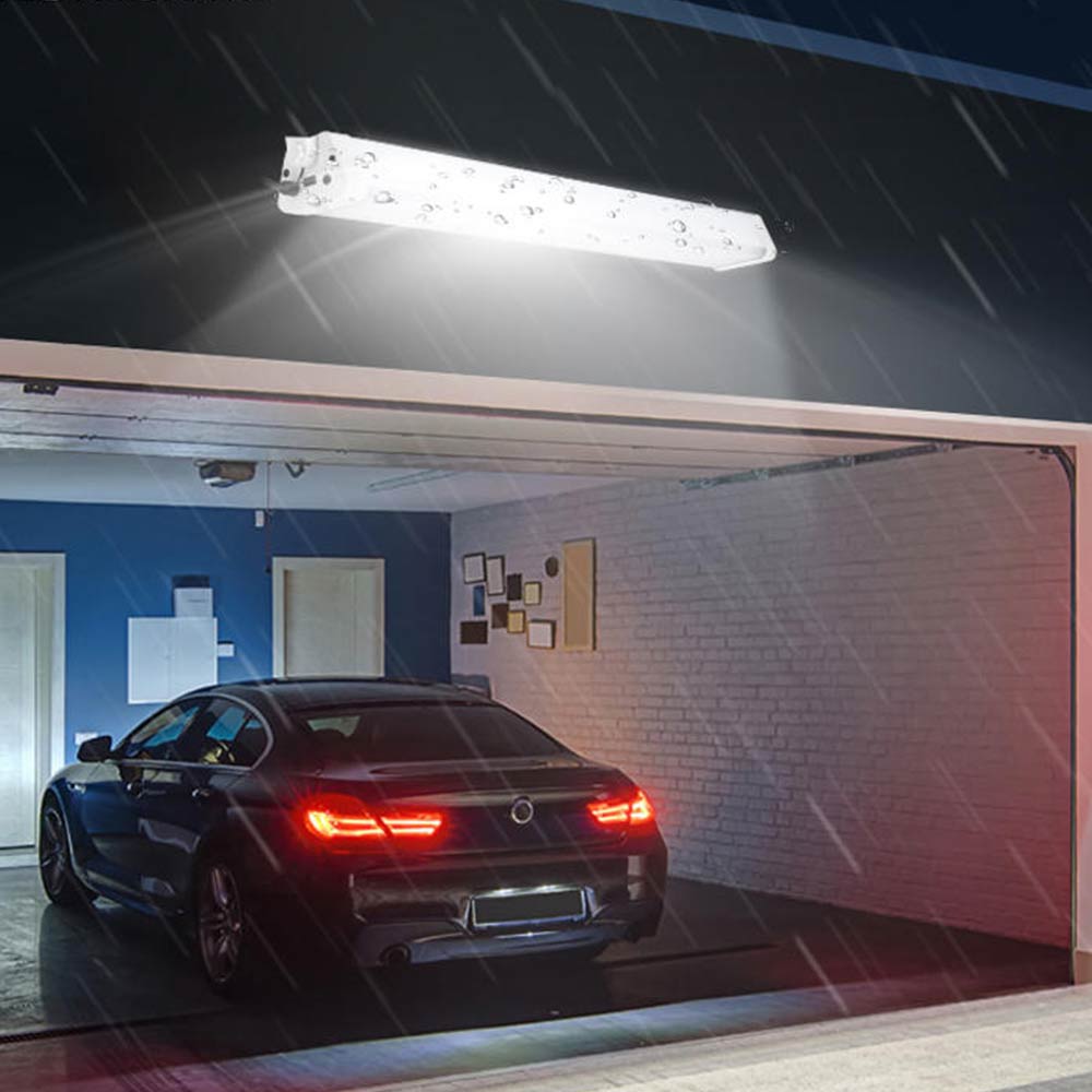 גוף תאורה מאורך סולארי ALLTOP 40W עם חיישן תזוזה בצבע צהוב