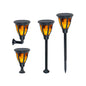 תאורת גינה סולארית בצורת לפיד ALLTOP 2 וולט, 4 מצבי התקנה