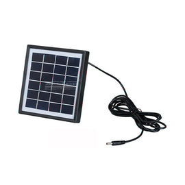 תאורת הצפה סולארית ניידת ALLTOP 5W עם פאנל סולארי בצבע צהוב