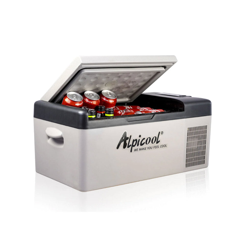 מקרר נייד קומפרסור לרכב 15 ליטר 12V/24V ALPICOOL דגם EC15