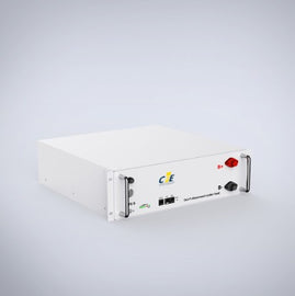 מצבר ליתיום לאגירה סולארית מתח נמוך 51.2V 100Ah בצבע לבן