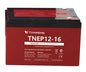 מצבר ג'ל אטום פריקה עמוקה 12V 16 אמפר תוצרת TNEP