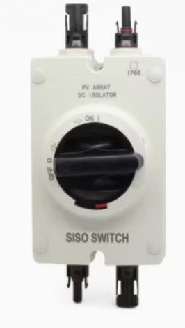 מנתק לפאנל סולארי מוגן מים 1200VDC 32A LEADER LDDSC100R