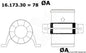 מפוח בילג' קווי 12V עמיד למים ולחות 3.3 מטר מעוקב מדחף צירי 5 להבים דגם Turbo 3000 תוצרת Attwood®
