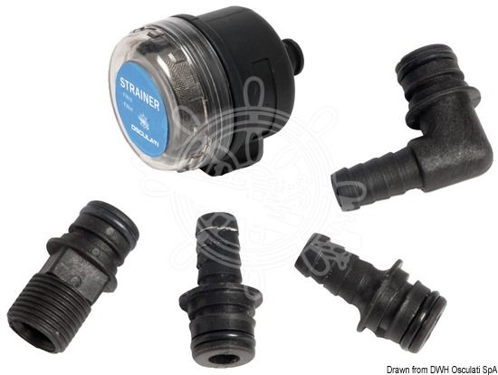 משאבת Washdown לשטיפת סיפון 12V עם סט שטיפה 17 ליטר/דקה לחץ 2.8 בר דגם 16.520.12 תוצרת אוסקולטי Osculati®