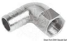 Load image into Gallery viewer, מחבר נירוסטה 90° לצנרת מים ימית דגם 17.194 תוצרת Osculati
