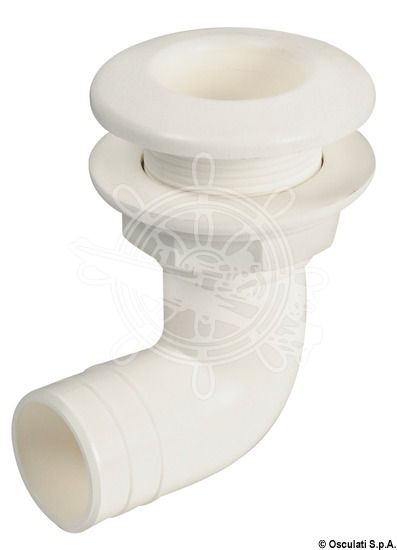 מעבר גוף מפלסטיק 90° ״1 דגם 17.396.03 תוצרת Osculati