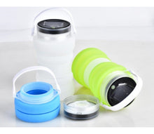 טען תמונה למציג הגלריה, קוד MULTI-LANTERN פנס עששית רב שימושי נטען סיליקון מתקפל עם תאורה LED /סולארית אטום למים CACTUS תוצרת צבריס
