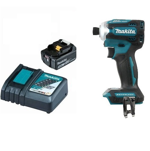 מברגת אימפקט 18V Makita BL עם מהירויות עבודה DTD171P1 / XDT16P1 ללא פחמים 