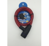 מנעול כבל פלדה מחוסם GUARD אורך 1.5 מטר, 12 מ
