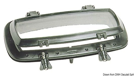 האץ / חלון פלסטיק מידה 320X120 דגם 19.696.00 תוצרת Osculati®