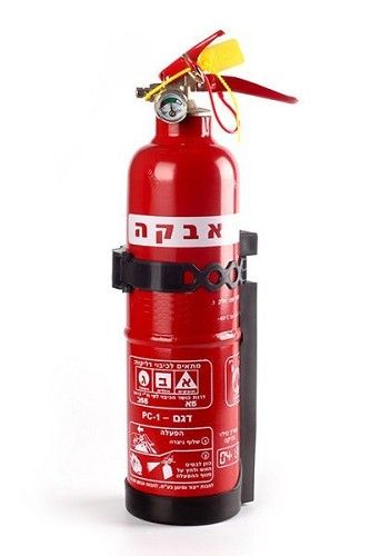 מטף כיבוי אבקה 1 ק״ג לציוד בטיחות בסירה ובכלי שייט