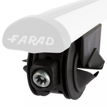 טען תמונה למציג הגלריה, רגלית מתאם SM לגגון FARAD, עם גליל נעילה מקודד — זוג המוטות כלול בערכה