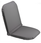 ריפוד לקוקפיט אפור עמיד מים ו-UV בד Sunbrella מילוי Calipure 90x46x4 ס״מ דגם PW1107 תוצרת Comfort Seat