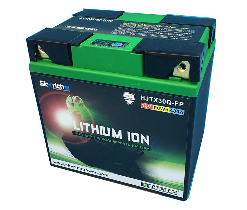 מצבר אופנוע ליתיום Skyrich HJTX30Q-FP