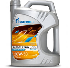 שמן מנוע סינטטי לרכב 20W50 דגם API CF-4/SG DIESEL EXTRA תוצרת GAZPROMNEFT –תכולה 4 ליטר 