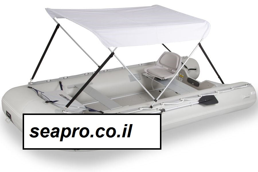 SEAPRO גגון שמש לסירה מתאים לסירה באורך 470 ס"מ תוצרתו