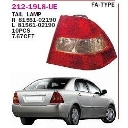 פנס אחורי שמאלי DEPO לטויוטה COROLLA 2002-2004