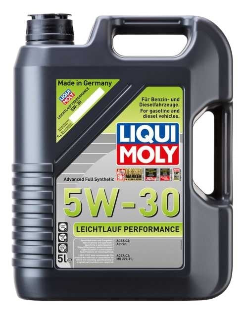 שמן סינטטי 5W30 LEICHTLAUF PERFORMANCE תוצרת LIQUI MOLY גרמניה 5 ליטר