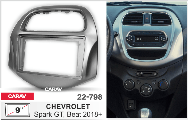 פנל התקנה 9" לשברולט SPARK 2018+