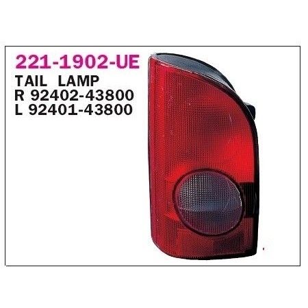 פנס אחורי ימני DEPO ליונדאי H350 / יונדאי H100 1997-2002