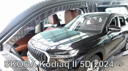 מגן רוח הדבקה סקודה Kodiaq II 2024+ 4 חלקים