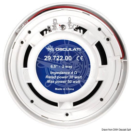 רמקולים ימיים הספק 100W דגם 29.722.00 תוצרת Osculati