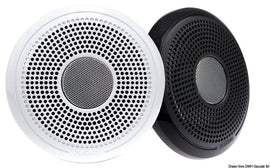 רמקולים ימיים 4״ גריל לבן/שחור הספק 30W RMS הספק מקסימלי 120W דגם XS-F40CWB תוצרת פיוז'ן Fusion®