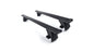 גגון FARAD איטליה · מתאם BS211 · מוטות אלומיניום אווירודינמי שחור · 130 ס