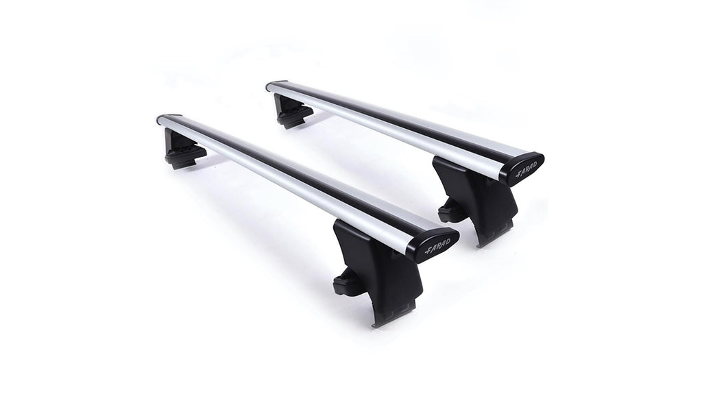גגון FARAD איטליה · מתאם BS102 · מוטות אלומיניום אווירודינמי כסוף · 130 ס"מ