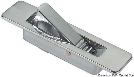 ידית הרמה שטוחה (Floor flush pull) מידה 83x21 מ״מ עם ברגים דגם 38.510.34 תוצרת Osculati