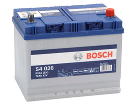 מצבר לרכב 70 אמפר 12 וולט דגם S4026 תוצרת בוש BOSCH SILVER