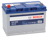 מצבר לרכב 95 אמפר 12V דגם S4029 תוצרת בוש BOSCH SILVER * מתאים לאיסוזו*
