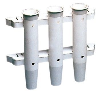 סטנד קיר ל-3 מקלות דיג מפלסטיק לשימוש על הסיפון דגם 41.171.00 תוצרת אוסקולטי Osculati