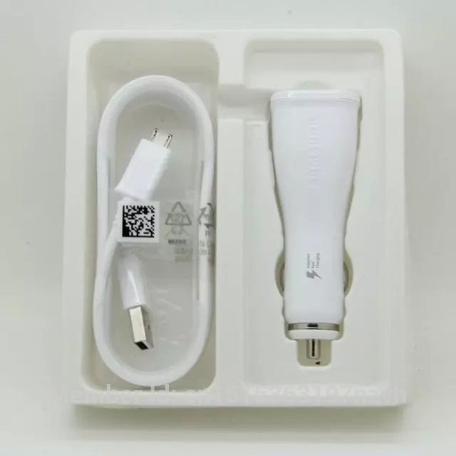 מטען לרכב + כבל 15W טעינה מהירה תוצרת סמסונג SAMSUNG מקורי