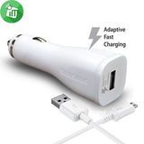 מטען לרכב + כבל 15W טעינה מהירה תוצרת סמסונג SAMSUNG מקורי