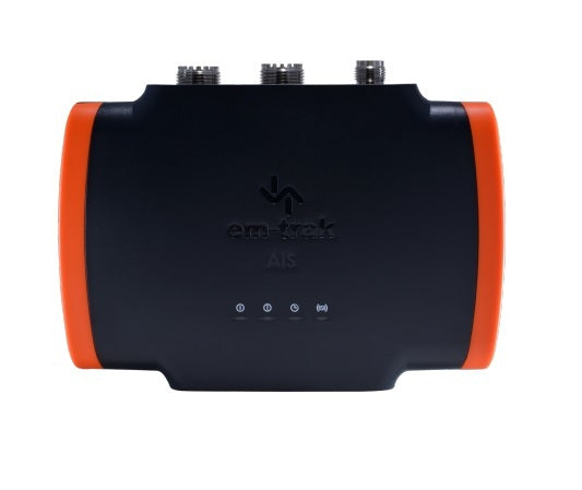 משדר מקלט AIS Class B הספק 2W CSTDMA כולל Wi-Fi ו-Bluetooth ומפצל אנטנה VHF מובנה דגם B924 תוצרת em-trak