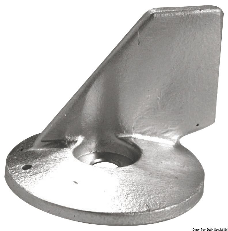 צינק סנפיר (Fin Anode) למנוע סוזו'י 40/70 4 פעימות / 55/85 HP דגם 43.272.86 תוצרת אוסקולטי Osculati
