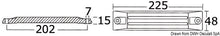 Load image into Gallery viewer, צינק אלומניום להונדה 75/225 מק״ט 43.424.04 תוצרת אוסקולטי Osculati®