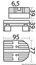 טען תמונה למציג הגלריה, צינק למרקרוזר Mercruiser Sterndrive דגם CM43994Z מקט מקורי 821631A-1 תוצרת Osculati