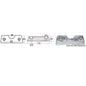צינק לברך בראבו דו מדחפי למנועי MERCURY / MERCRUISER דגם 43.551.01 תוצרת Osculati