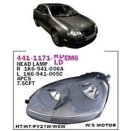 פנס ראשי ימני DEPO לפולקסווגן JETTA / פולקסווגן GOLF 2004-2026