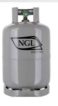 מיכל גז 5 ק"ג כולל מילוי NGL מתאים לגריל גז