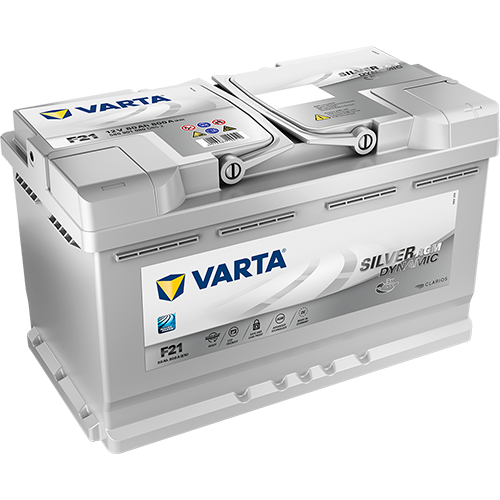 מצבר לרכב 80 אמפר AGM F21 ימין יפני START STOP PLUS תוצרת ורטה VARTA