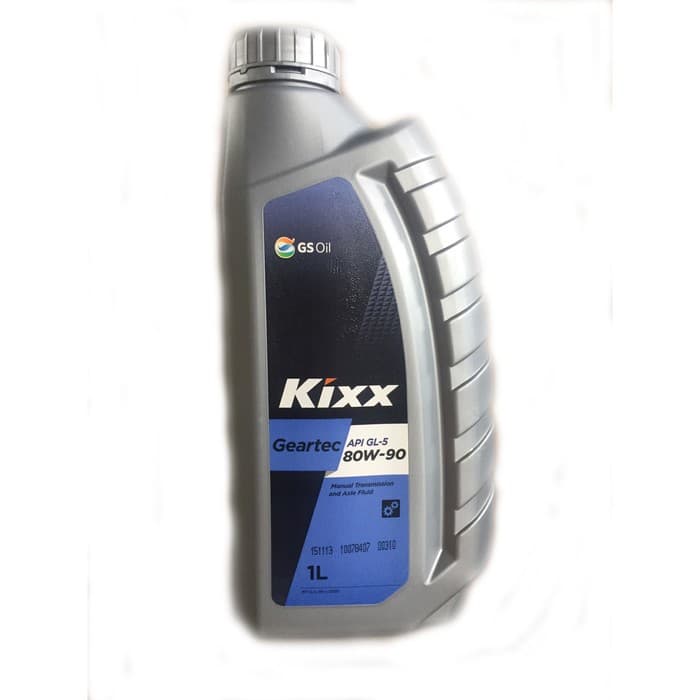 שמן גיר אוטומט חצי סינטטי GL-5 Geartec SAE 80W90 תוצרת Kixx קוריאה - מיכל 1 ליטר 