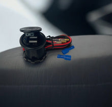 טען תמונה למציג הגלריה, שקע USB כפול 5V טעינה מהירה 2.1A כ"א עם תאורה להתקנה ברכב ללא מצת דגם SUSB2