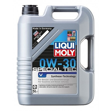LIQUI MOLY 0W30 SPECIAL TEC V ACEA A5/B5 -שמן מנוע סינטטי מלא- 5 ליטר 