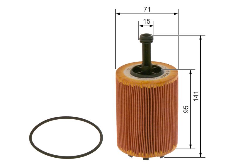 מסנן שמן SKODA/VW/SEAT/AUDI 2004-2012 1 457 429 192