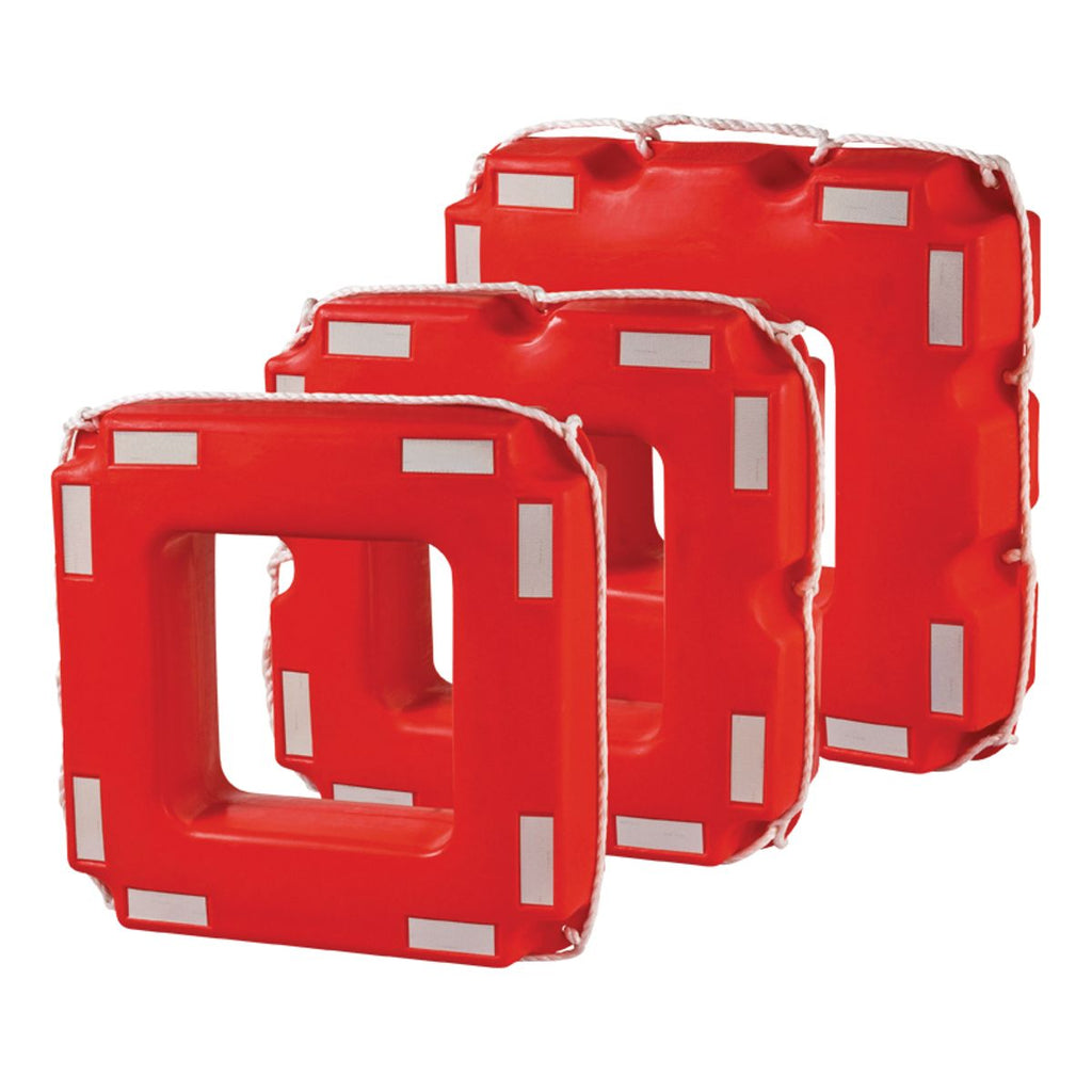 אסדת הצלה קשיחה DELFINO ל-12 איש מפלסטיק HDPE ממולא קצף פוליאוריתן עם סרט מחזיר אור דגם LZ-195394 תוצרת Lalizas